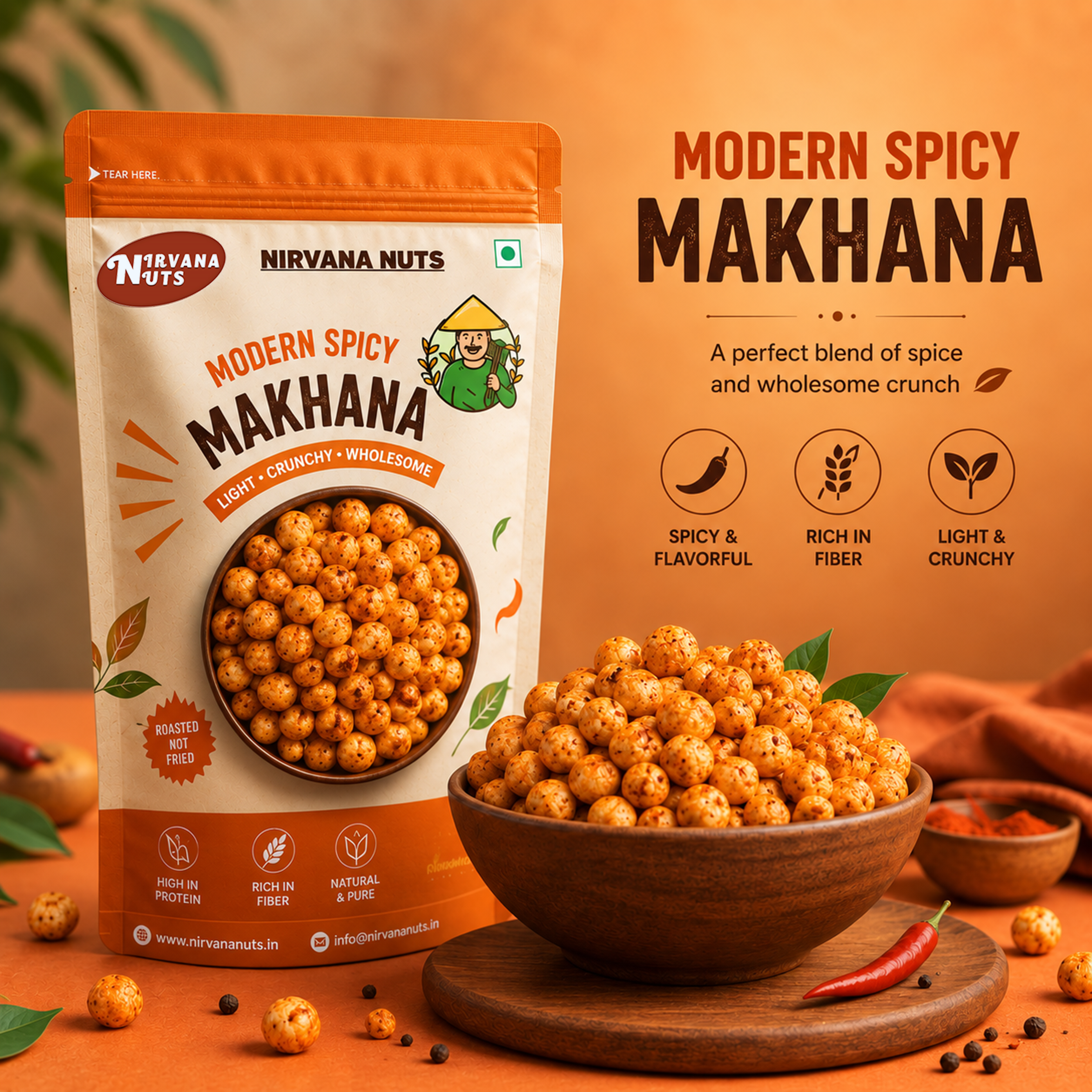 Makhana Preparation